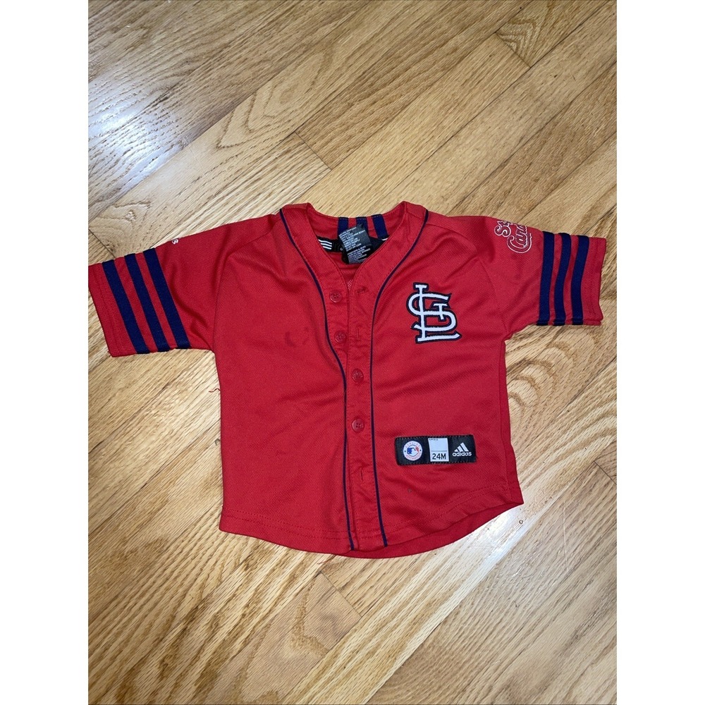 Albert Pujols St Louis Cardinals Jersey Red Embroidered Toddler 24 Months